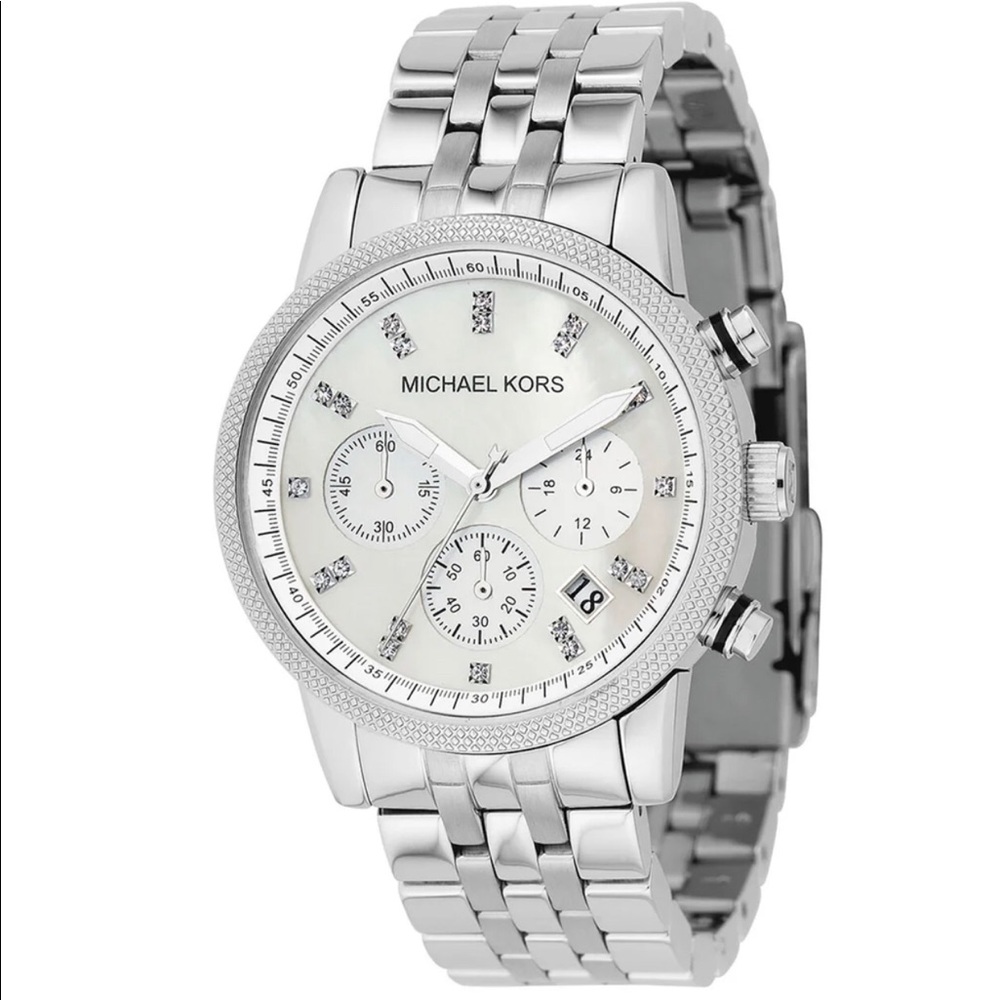 Michael Kors Chronograph Mother of Pearl Watch